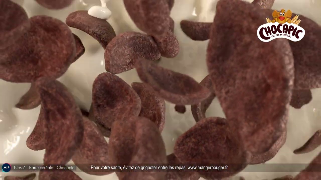 Film publicitaire Nestlé en 3D temps réel